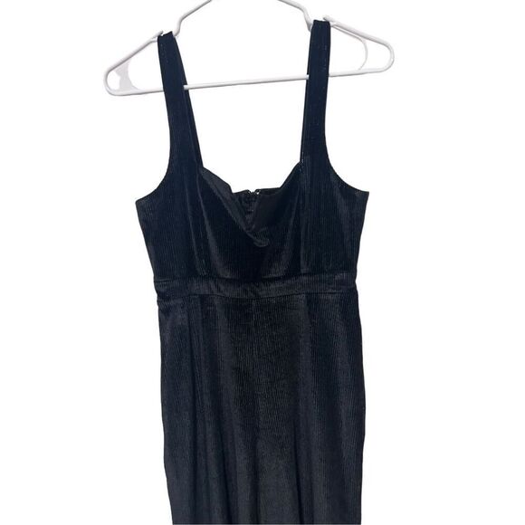 L*Space Wide Leg Sleeveless Velvet Corduroy Vera Jumper Black Size Small… - Picture 3 of 11